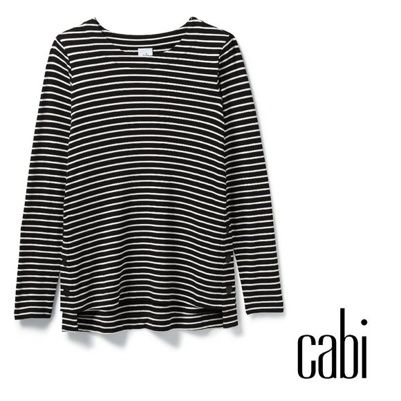 cabi Side Snap Tee - Spring '23 Collection - Picture 1 of 1